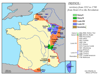 Growth of France under The Sun King—1659–1681.